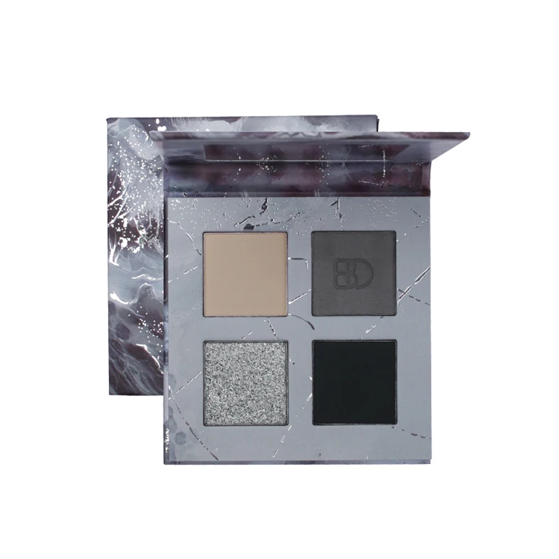 Custom 4 color eyeshadow plate nude dull color four palace Eyeshadow palette for common life makeup