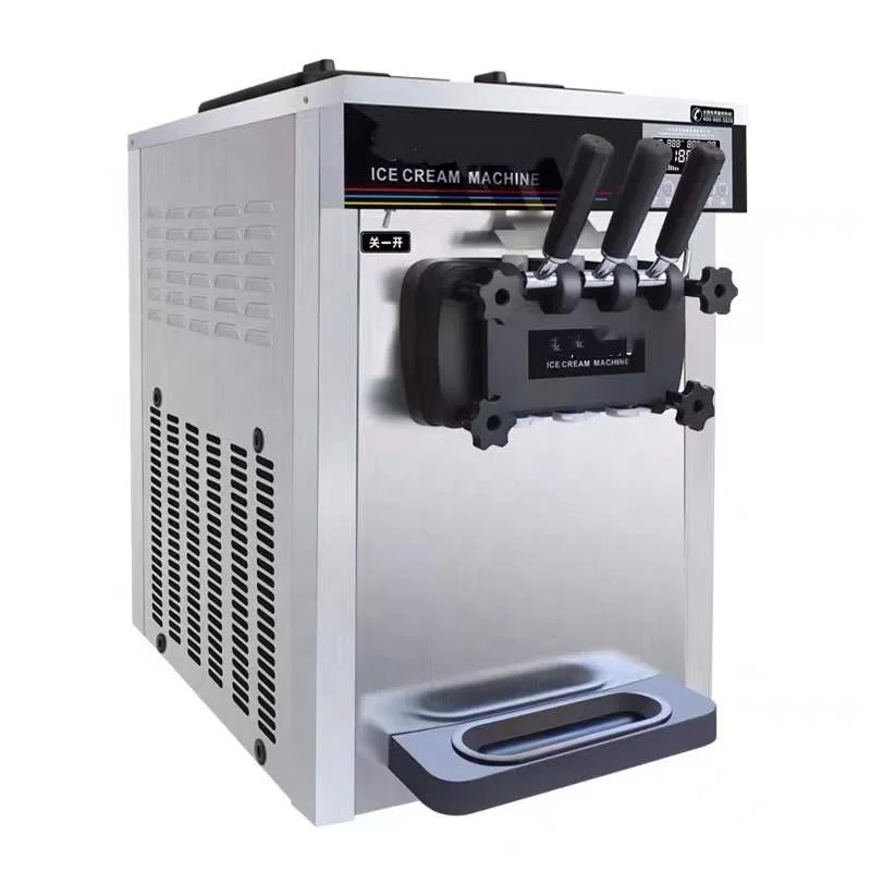 Ice Cream Machine Soft Ice Cream Making Machine Three Flavors Soft Serve Machine For Ice Cream