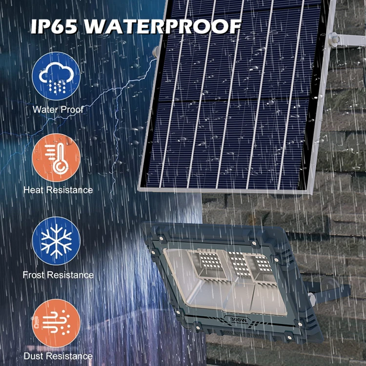 Wholesale Price IP65 Outdoor Waterproof 60w 100w 200w 300w 500w 800w Battery Powered RGB Led Solar Flood Light