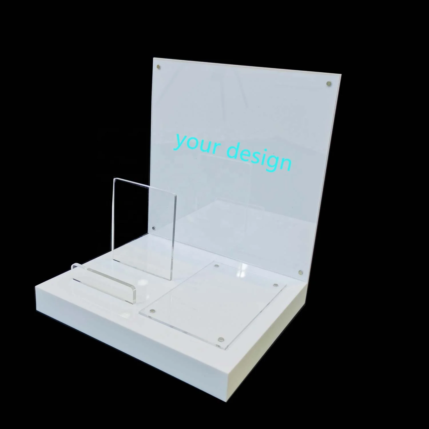 Custom Acrylic display rack Detachable display stand cosmetic  mobile phone  products Acrylic display stand