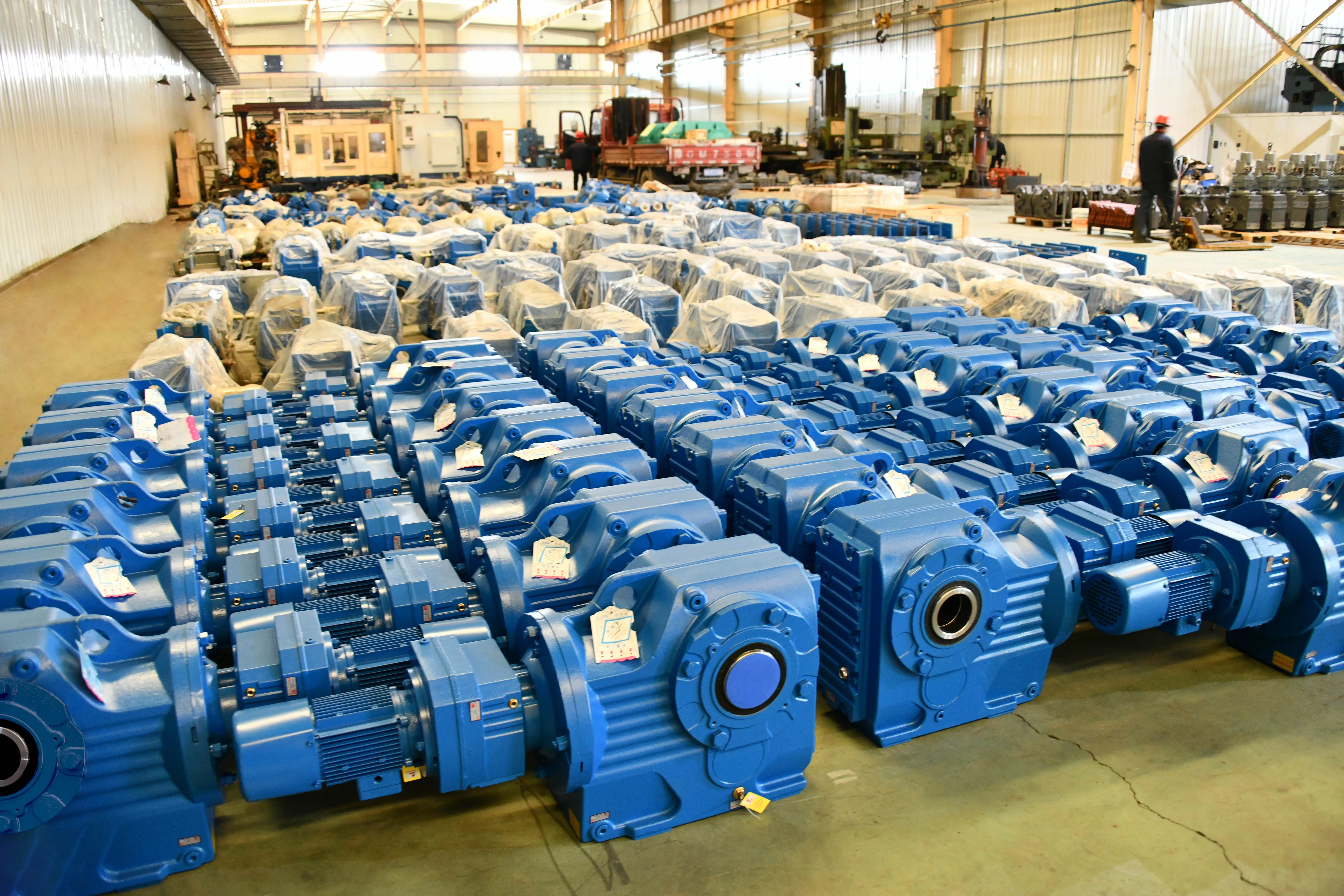 Helical gear K series reducer robot medical food machinery application horizontal gear reducer motor
