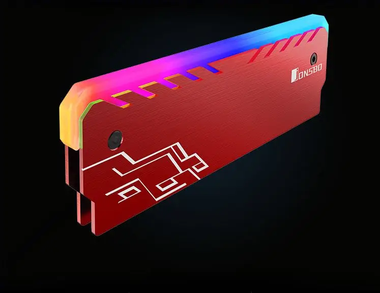Aluminum RGB Cooler Heat Sink Cooling Vest DDR Memory RAM Fin Radiation Dissipate for DIY PC Game