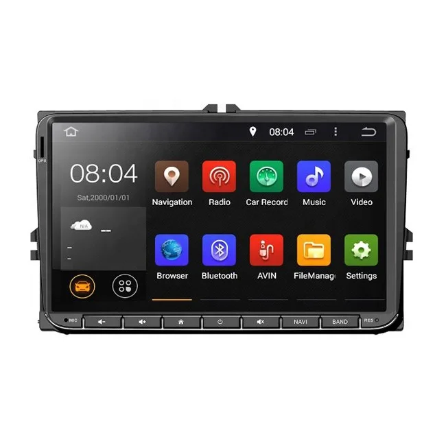 Newnavi 9 inch Android 10 Car dvd player For Universal SKODA GOLF 5 Golf 6 POLO PASSAT B5 B6 wifi gps navigation Autoradio