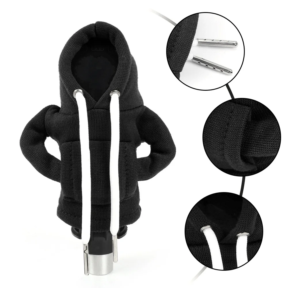 Universal Change Lever Sweatshirt Gear shift Cover Hoodie Gear Knob Sweater Car gear stick hoodie Car Accessories