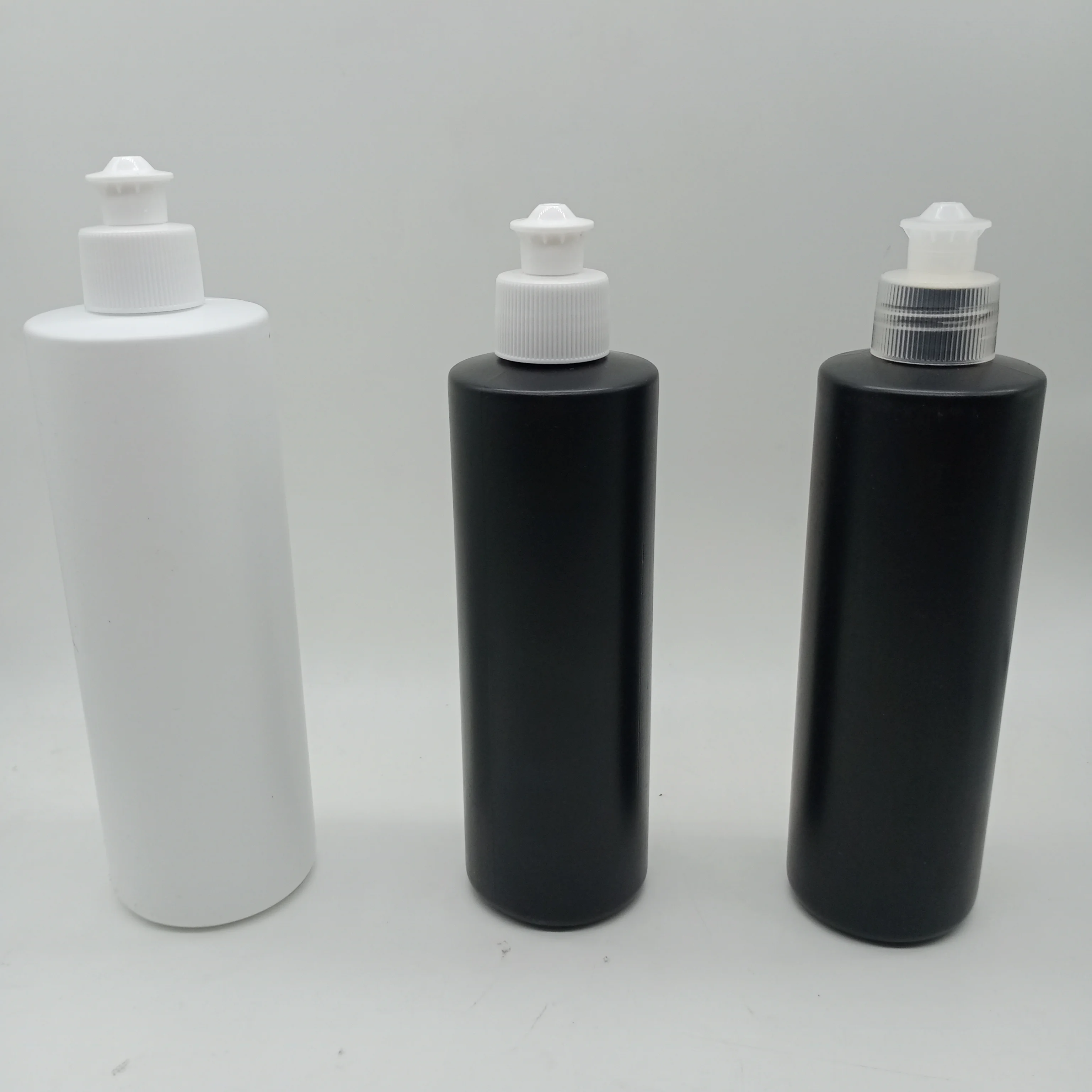 Manufacturer 16oz Fast Delivery Round Shape Plastic HDPE White Trigger Sanitize Chemical Cleaning Spray Bottle 500ml