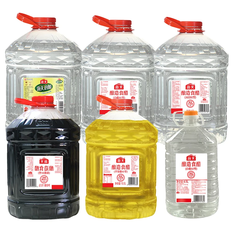 Chinese custom OEM catering vinegar food industrial apple cider vigenar wholesale bulk brewed white glutinous rice vinegar