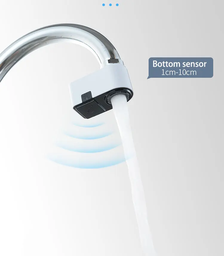 Smart Kitchen Gadgets for Kitchen Sink Faucet Basin Tap Replacement Smart Sensor Water Saving Tap Sprayer Faucet Accessories