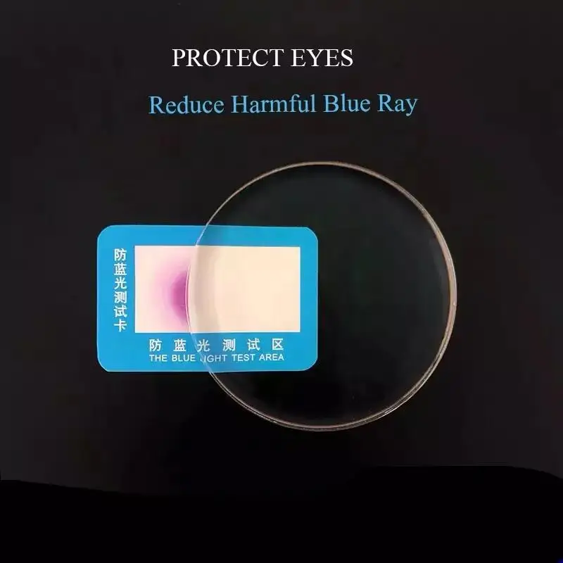 Eyeglasses Lens Blue Light Blocking Glasses SHMC Blue Cut UV420 Photo Chromic Optical Lens Photo Grey Lens