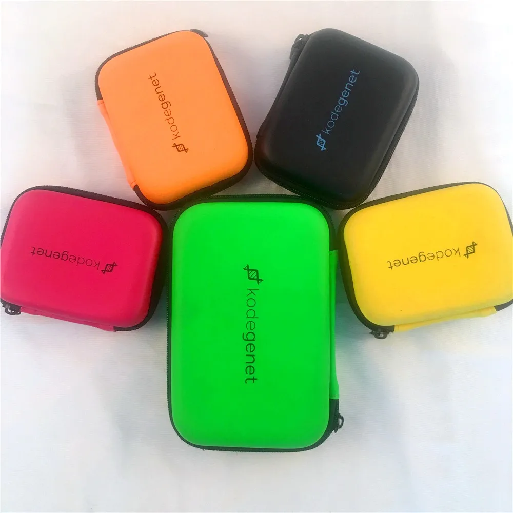 China Supplier Customized Waterproof Protective Hard Shell EVA USB Cable Power Bank Zipper Case