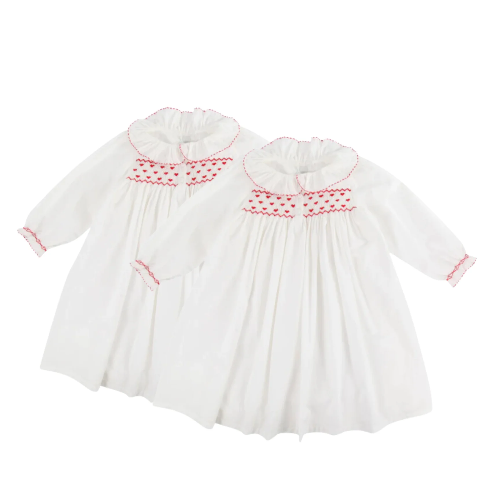 Valentine Girl Smocked Dress For Girl 2M To 12Y Hight Quality Princess Soft Children Clothes Pajamas Wholesale  Customization