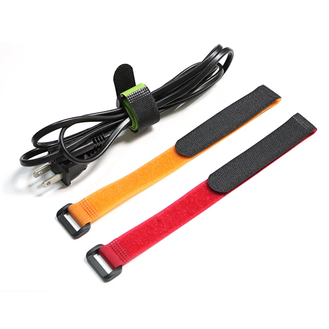 Colorful new material buckle strap hook and loop