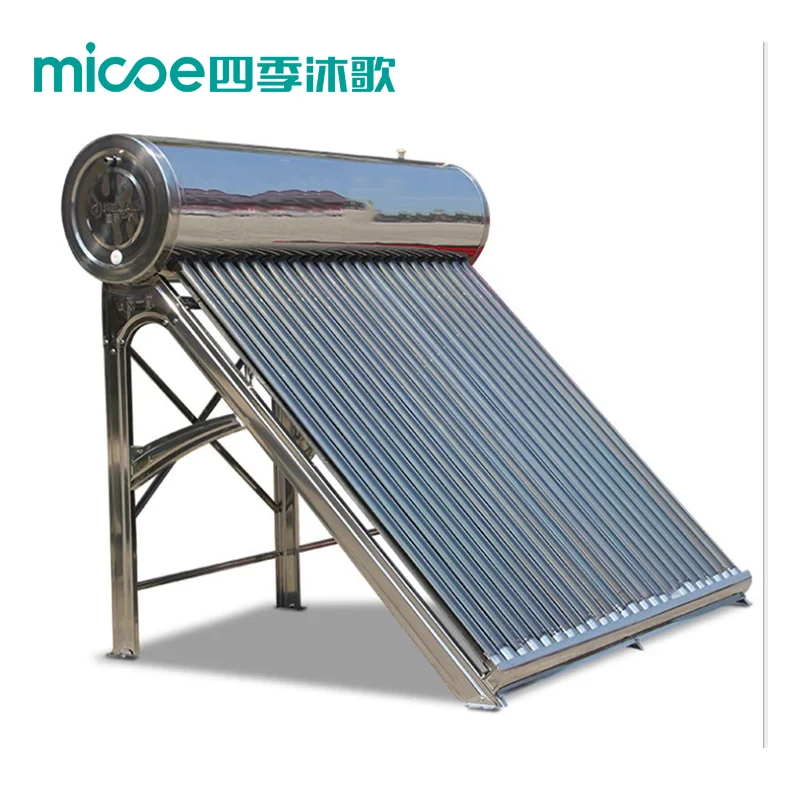 Высококачественные вакуумные трубки MICOE, 300 л, полностью из нержавеющей стали, солнечный водонагреватель SUS304, интегрированный Солнечный водонагреватель