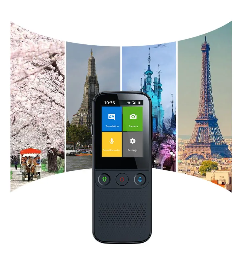 2021 Instant Smart Translator WiFi/Hot spot For Business Travel Learning Device Touch Screen Support 137+ Languages