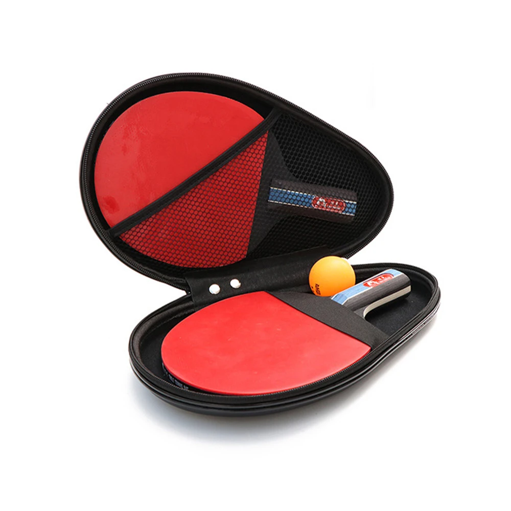 Customized table tennis racket cover with large capacity suitable for outdoor portable sports hard shell racket cover