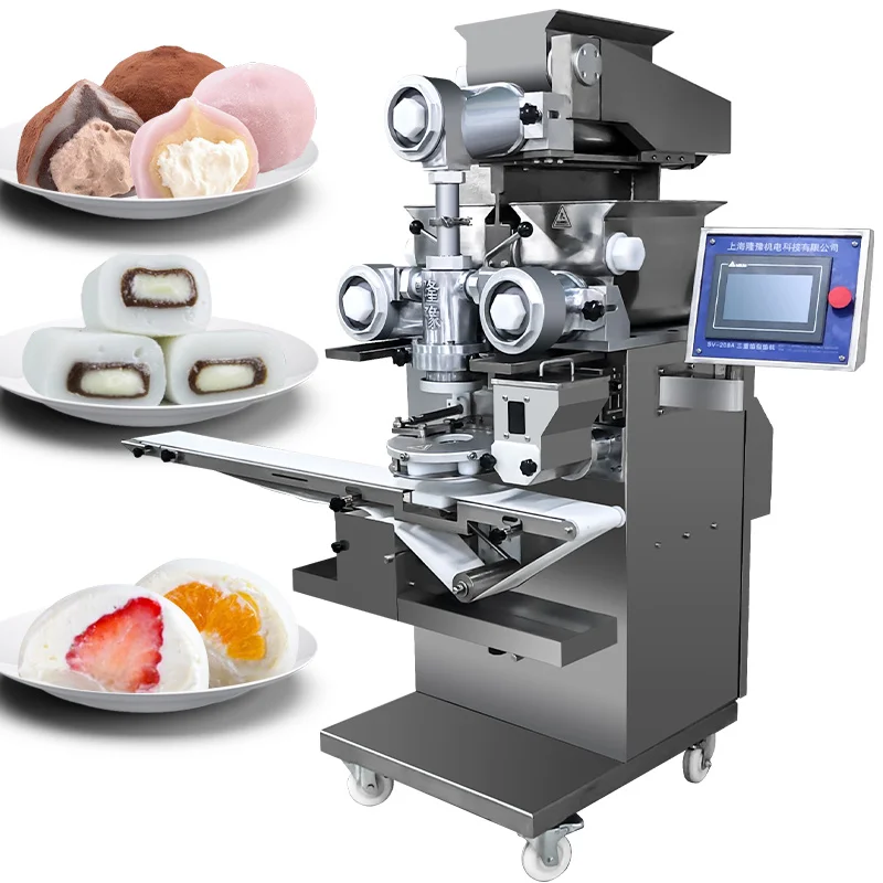 SV- 208A Commercial Automatic Japanese Mochi Ice Cream Making Machine Encrusting Machine