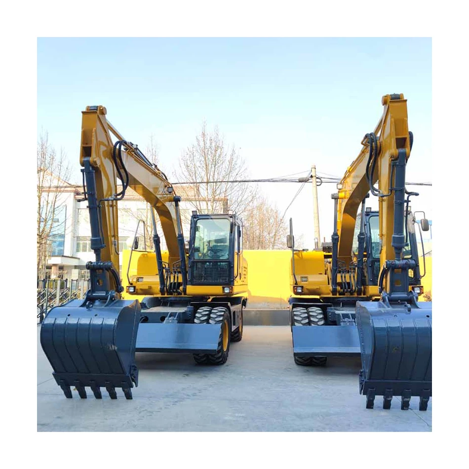 13 ton tire hydraulic excavator for large and medium-sized construction equipment