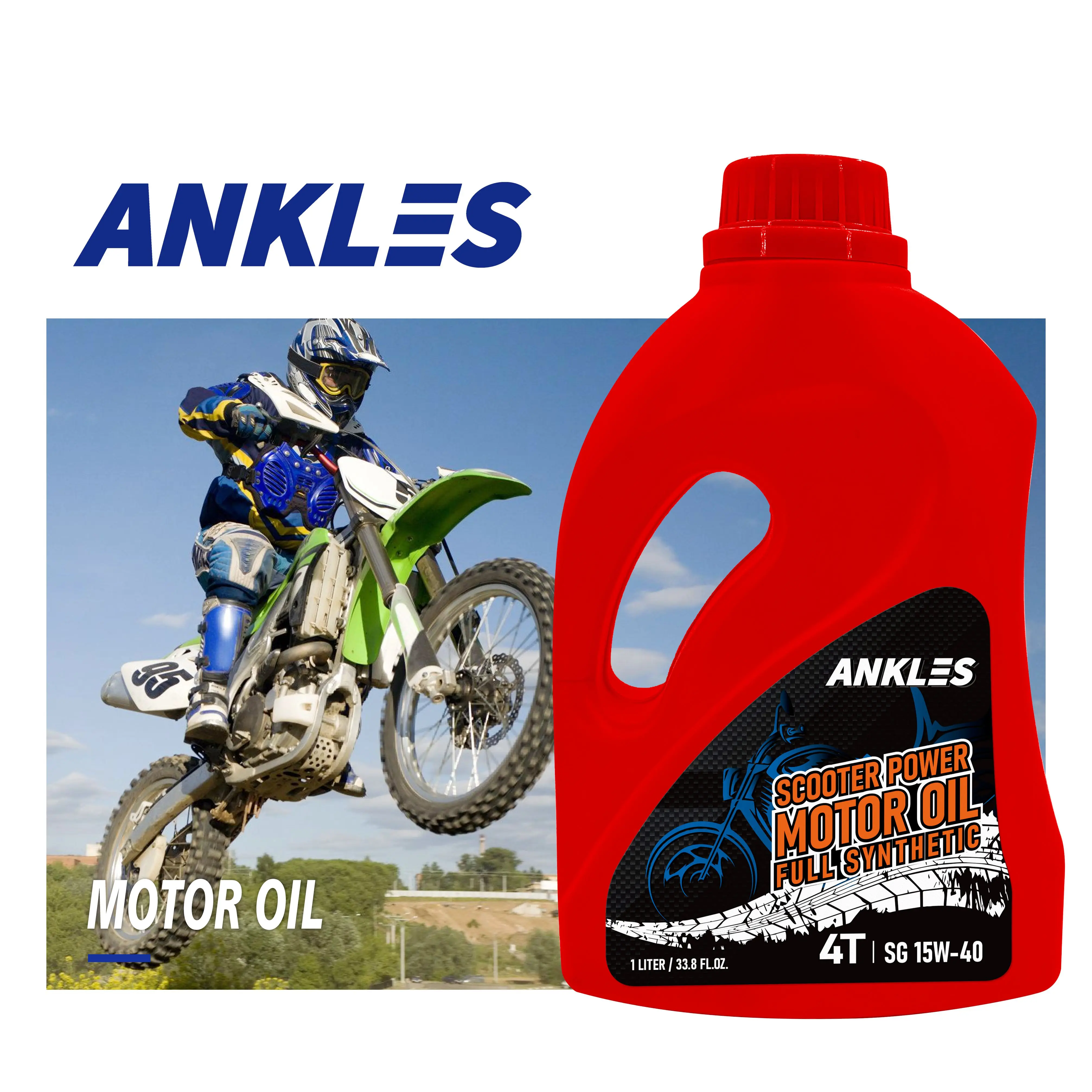 ANKLES SG15W40 OEM Excellent Performance Wholesale 4T Car Motorcycle Engine Lubricating Motor Motorcycle Engine Oil