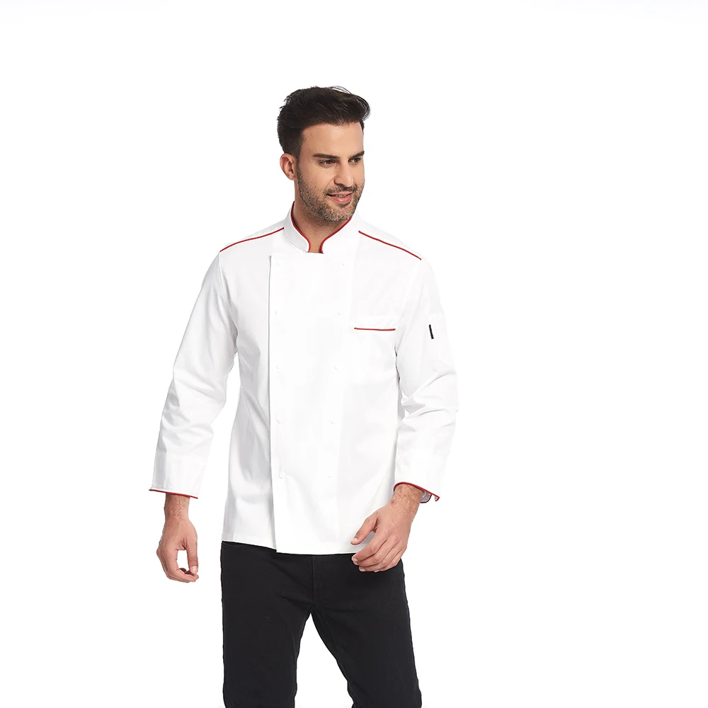Multifunctional Barber Waiter Uniform Catering Staff Uniforms Hotel Cotton Chef Smock