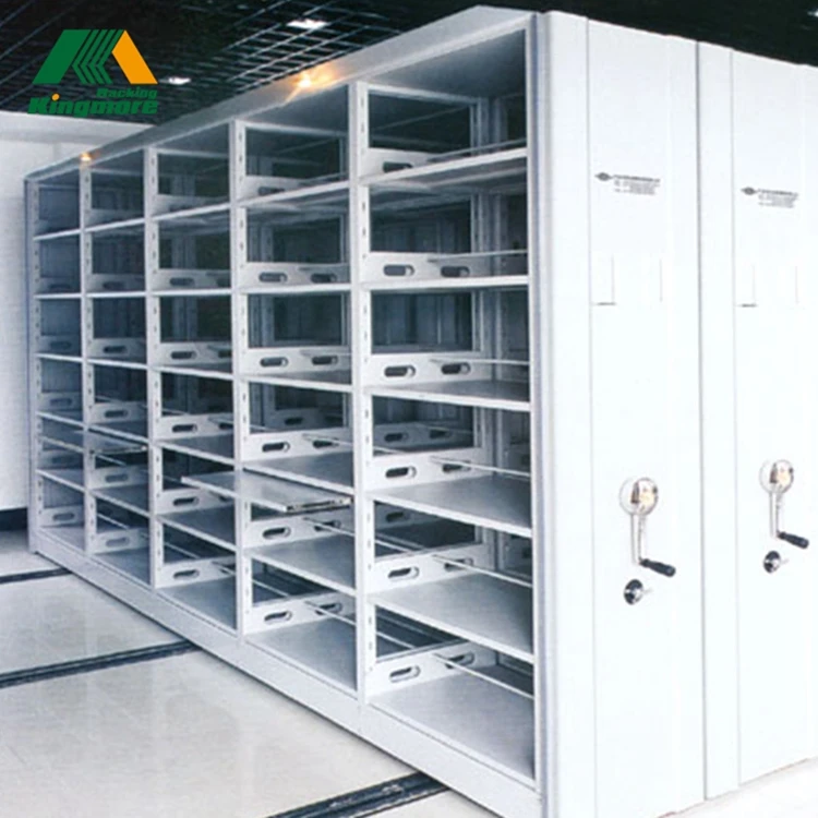 Мобильный стеллаж для архивов продажи оптовая продажа регулируемая пластина металлический стальной шкаф хранения документов GI или любой цвет 1 0 мм-2