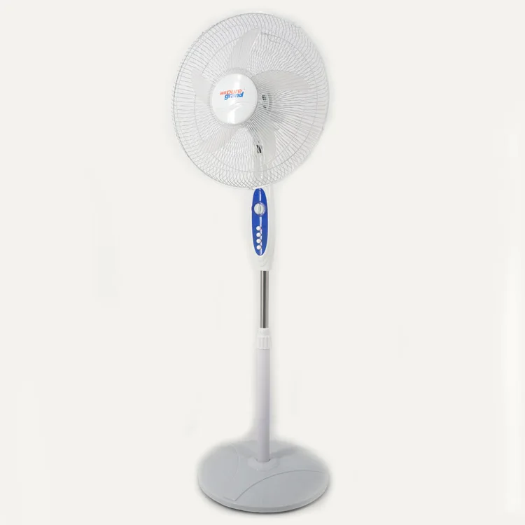New electric energy saving high speed office floor industrial 5 blade adjustable industrial 16 inch metal stand fan