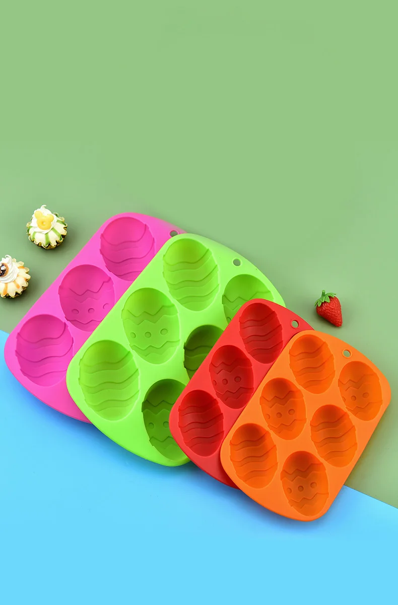 Qimeng Amazons Best Selling Products Kitchen Gadgets Silicon Mold For Cake Decoration Easter Egg Cake Mold