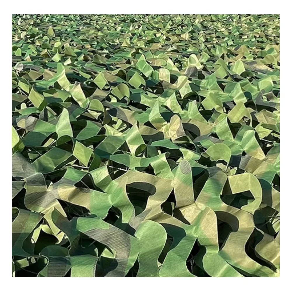 ODM Camo Netting Double Layer ThermalTactical Anti Radar Shade Woodland Desert Snow Camouflage Camo Net With Grid Frame