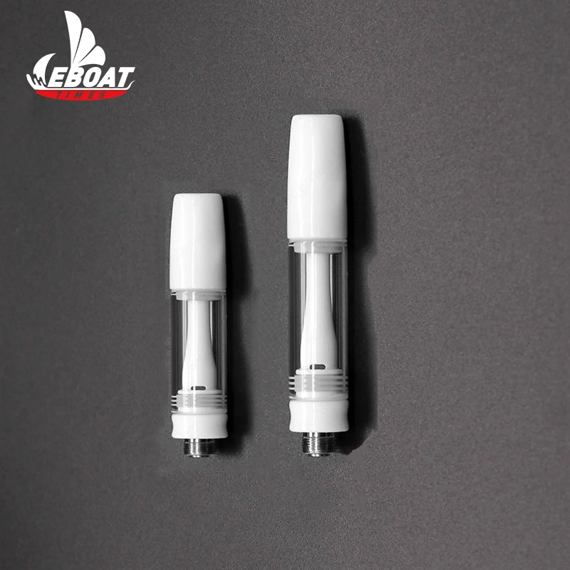 Custom gift box vape atomizer 0.5ml 1ml tank 510 thread thick vape cartridge