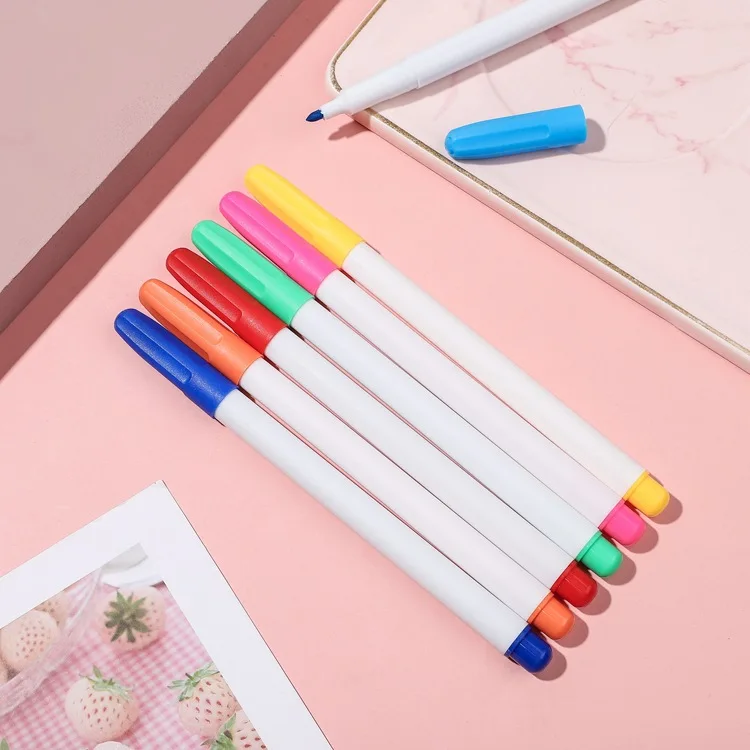 Color whiteboard pen Water-based erasable student environmental brush office fine nib Water-based marker