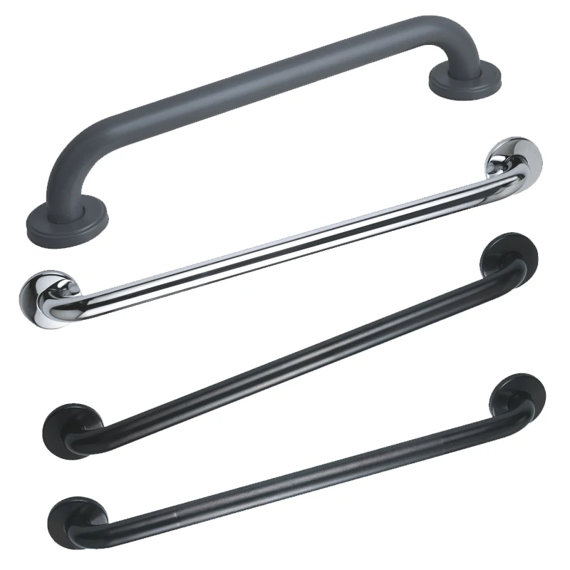 Stainless Steel Safety Handrail Straight Bathroom Brass Grab Bar
