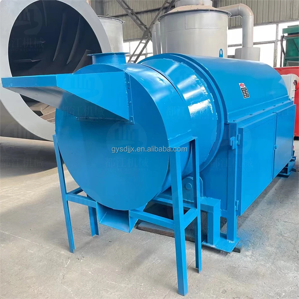 Industrial Pea Drum Dryer Coffee Bean Drum Dryer rotary melon seeds drum dryer