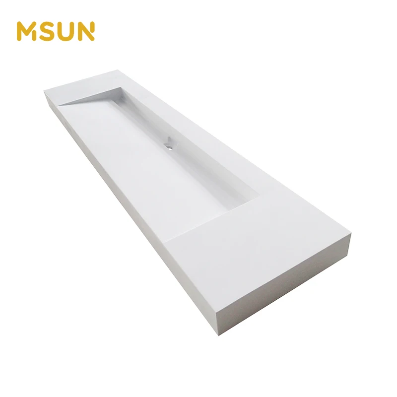 Malaysia Cabinet Countertop Bathroom sink Resin Stone Hand Wash Basin Sinks