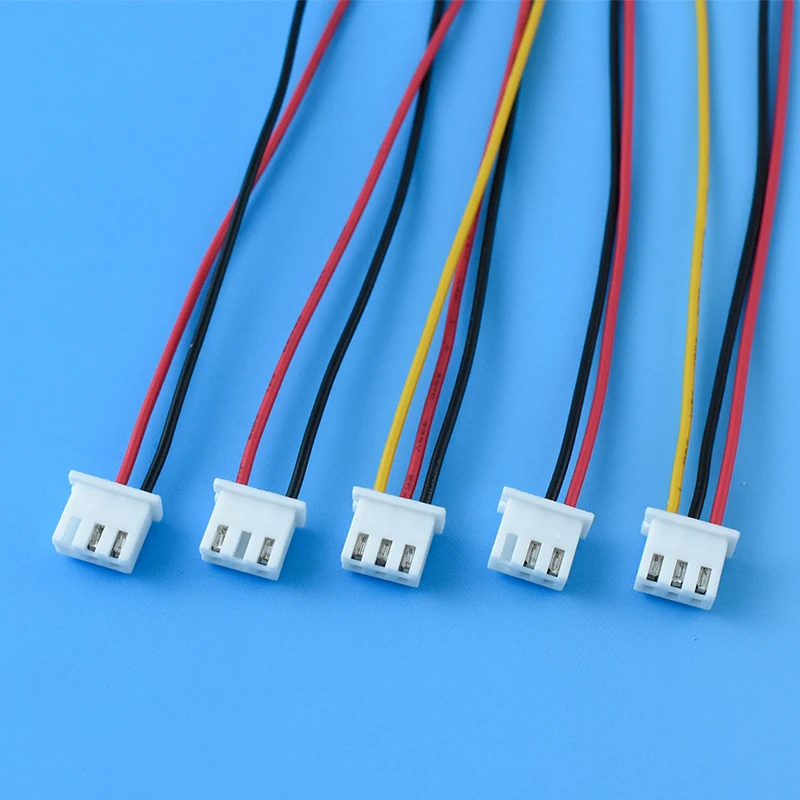 UL-1007 # 20AWG 22AWG 24AWG 100 150 200 300 мм электронный жгут проводов с Оловянным кабелем и JST-XH 2 54 гнездовым или штекерным терминалом