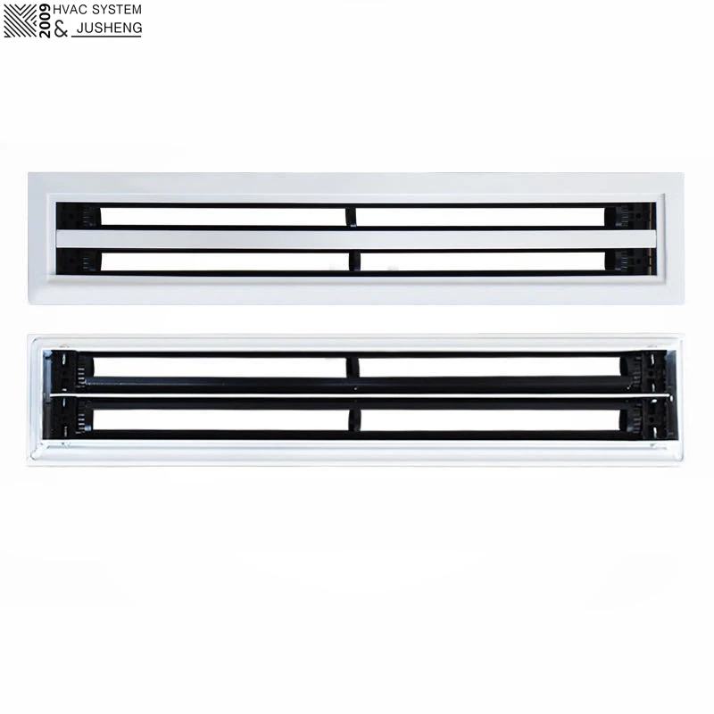 0 degree Aluminum Rectangular Ceiling Dummy Linear Bar Air Grille For Ventilation