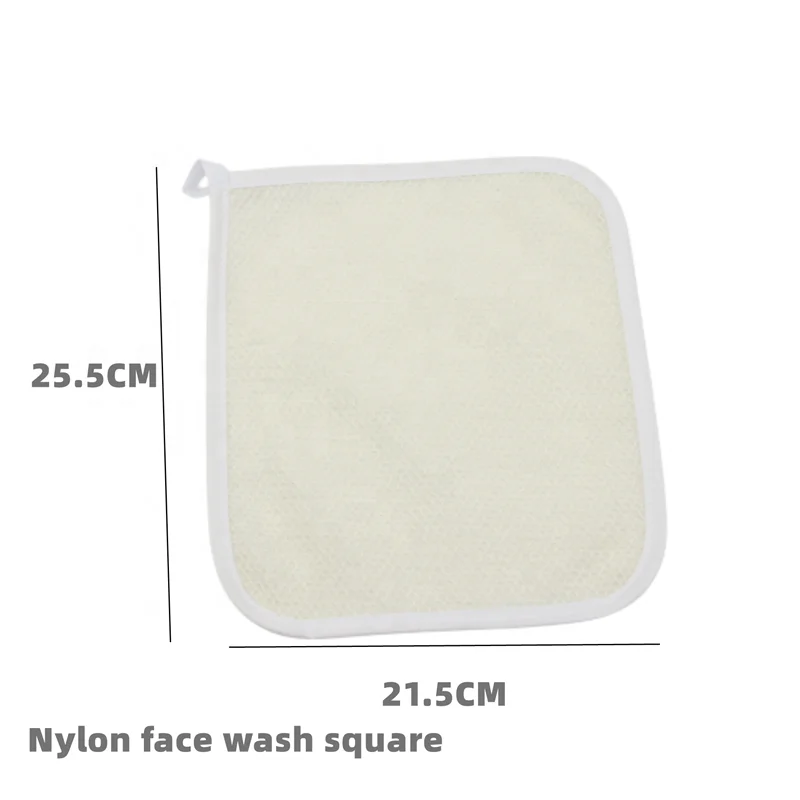 Natural Sisal Washing Eco Friendly Cloth Bathroom Towel Household Muli-Use Wipes Sisal Linen Hemp Cotton Cleaning Washcloth Set