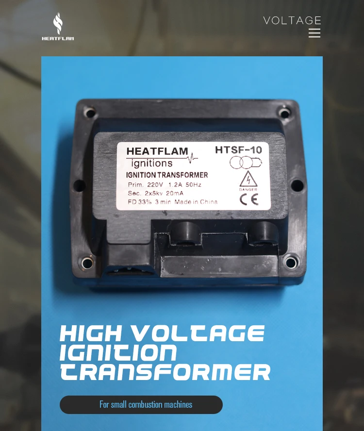 
Industrial high voltage ignition transformers for gas and fuel burners oil burners 