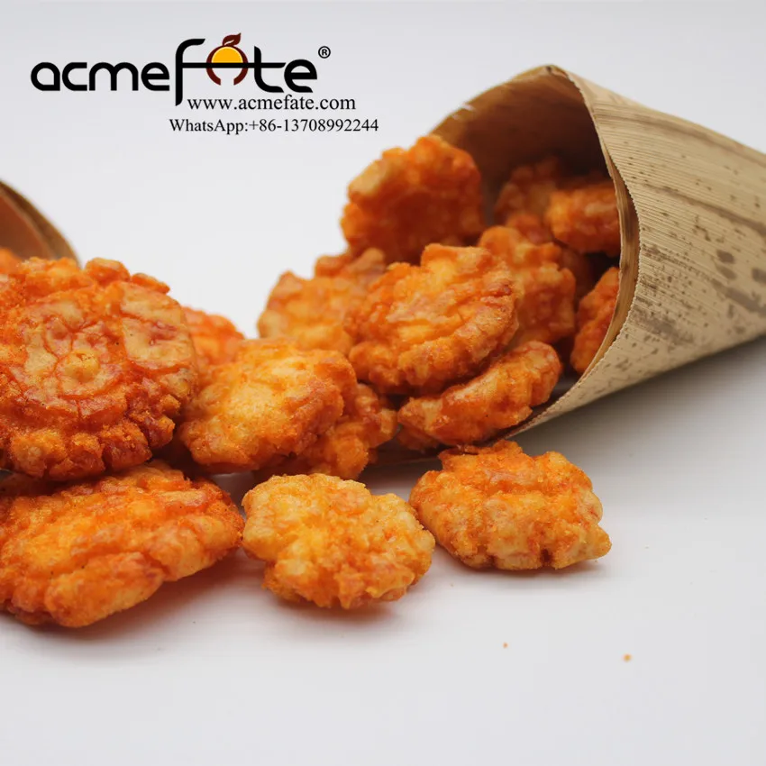 Low Fat Healthy Grain Snack Christmas Rice Cracker Made in China