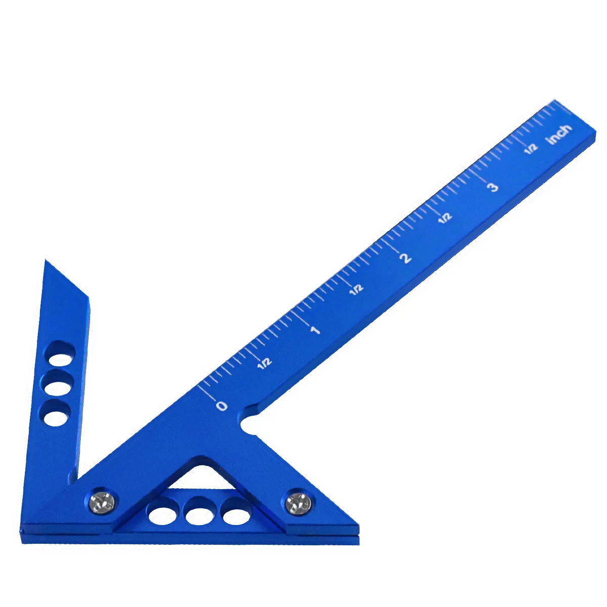 Center Finder Woodworking Square 45/90 Degree Right Angle Line Gauge Aluminum Center Scribe Carpenter Ruler Wood Measuring Tool