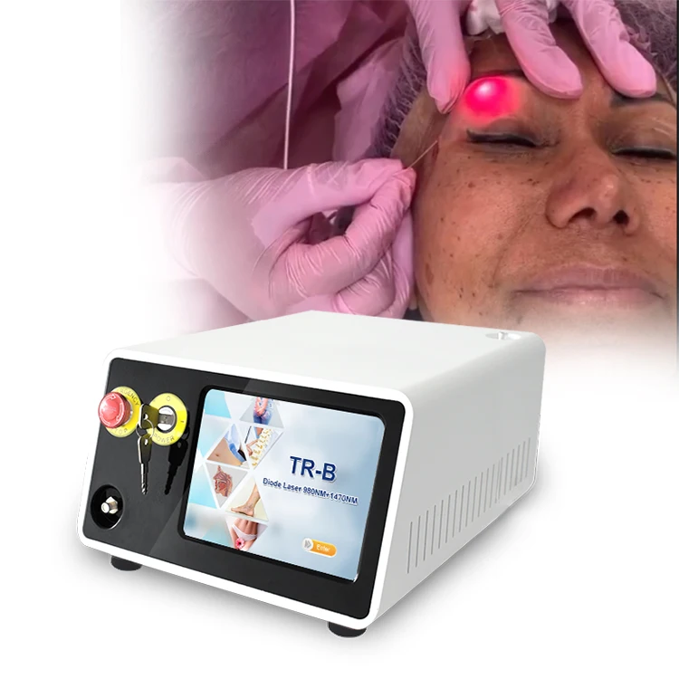Professional liposuction lipo laser machine, for hospital 980nm 1470nm skin lifting body slimming machine endo laser