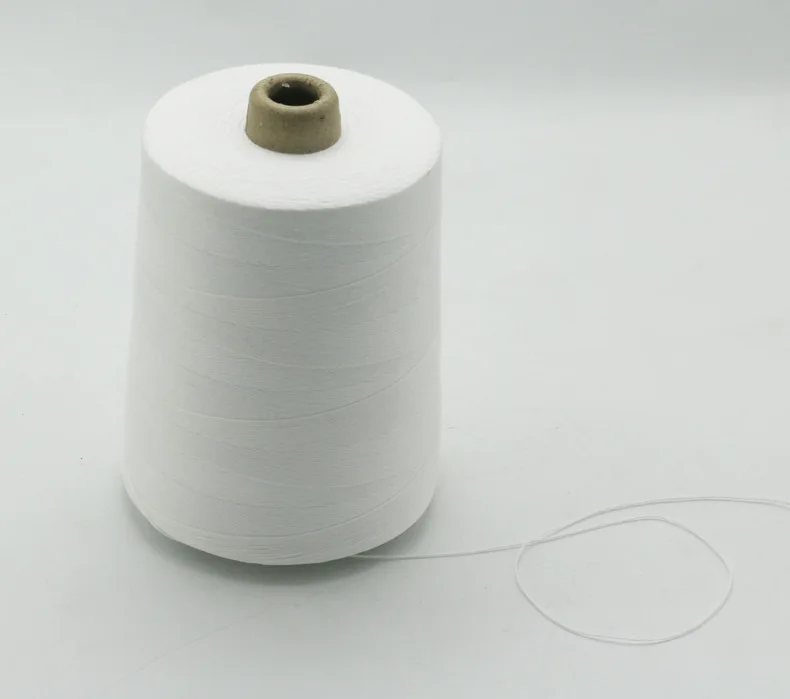 NE10/3 12/4 20/6 100% polyester yarn for weaving ring spun yarn bag closer thread