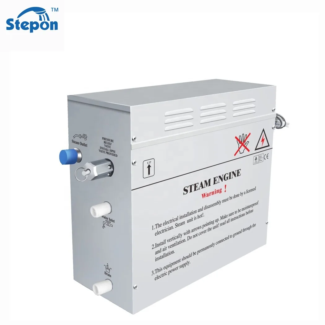 Stepon 3KW-18KW domestic commercial steam generator sauna control panel Steam generator for sauna wet steam bath generator