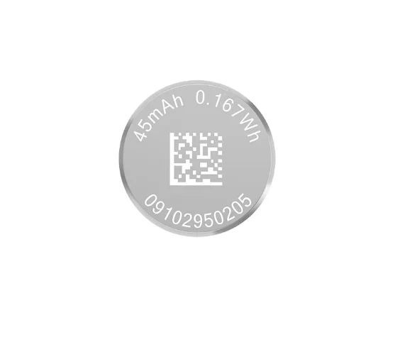 EVE ICB1240 E4 50mAh hot selling icb1240 batteries for sale 3.7v 1240 lithium button cell battery with tabs