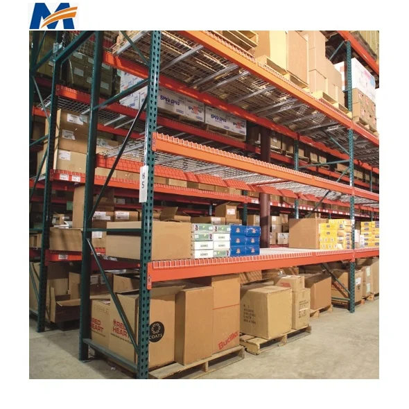 Heavy Duty Warehouse Storage Pallet Racking Galvanized Wire Mesh decking