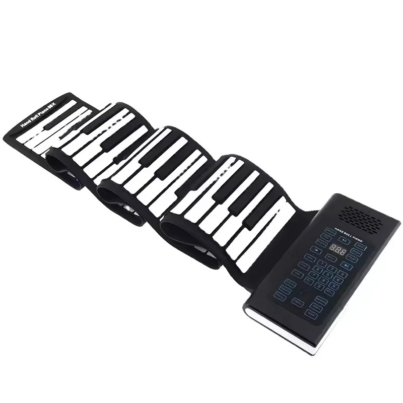 Beginner-friendly 88 Keys Electric Piano Keyboard Mini Midi Controller Electronic Organ Touch Roll Feature Musical Instruments