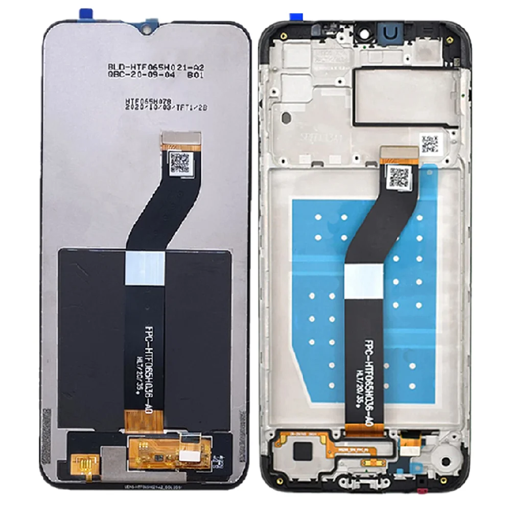 For Motorola Moto G8 Power Lite LCD XT2055-2 Display Touch Screen Digitizer For Moto G8 Power Lite LCD With Frame Replace Part