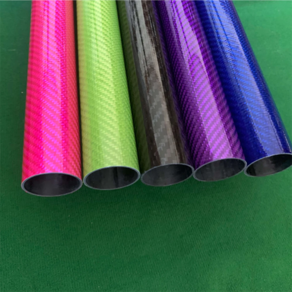 OEM low deflection tacos billiard cues plain UD carbon fiber pro taper cues snooker cue golf shaft tube tapered carbon tube