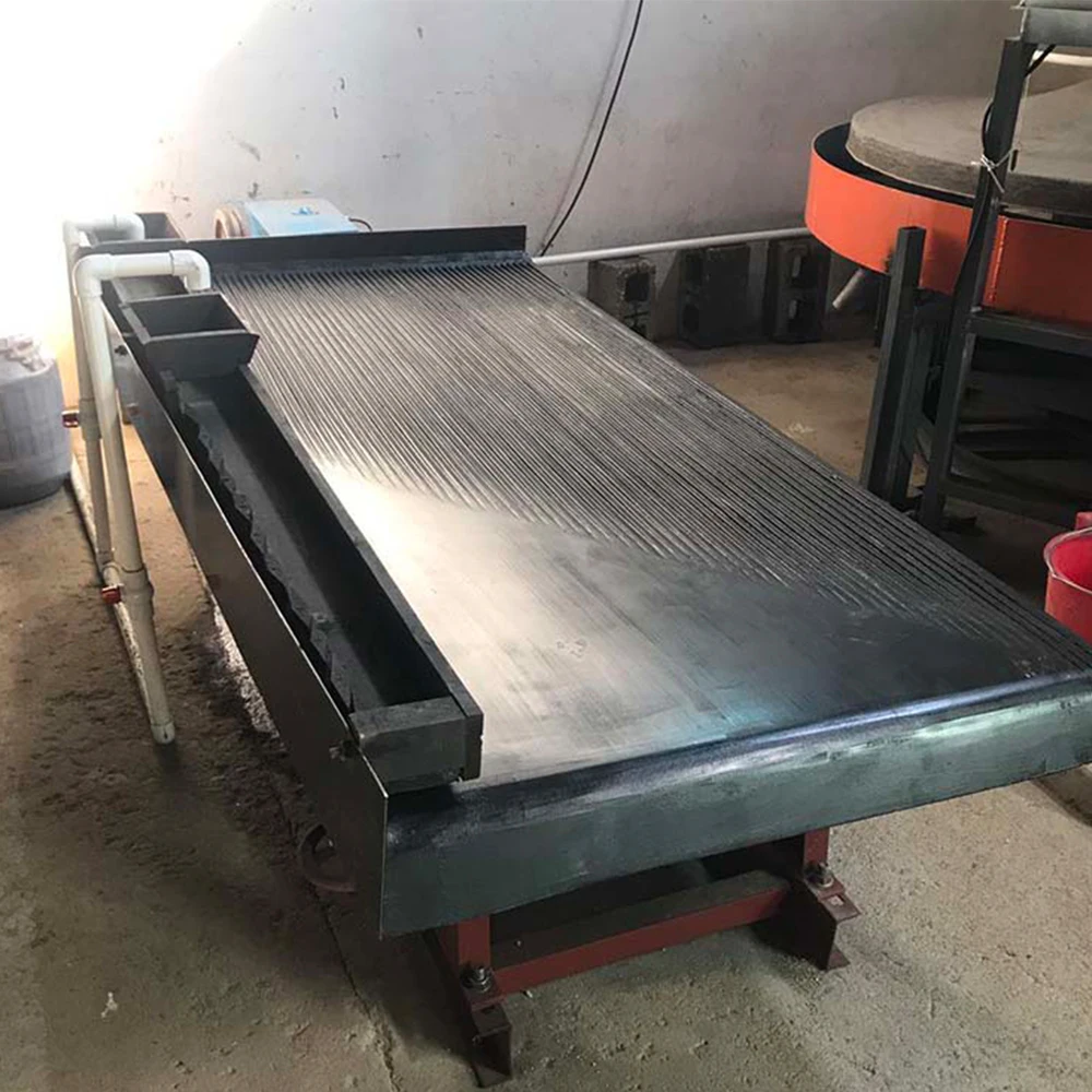 Mineral separator gold shaker table vibration gold processing mining 6S shaking table from China