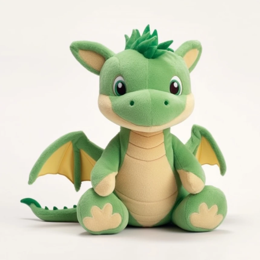2023 New Design Dinosaur Plush New Year Mascot Stuffed Animal Doll Dragon Plush Toy