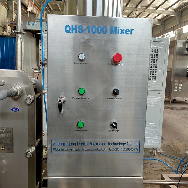 Stainless Steel Single Tank Making Carbonated Beverage CO2 Mixer
