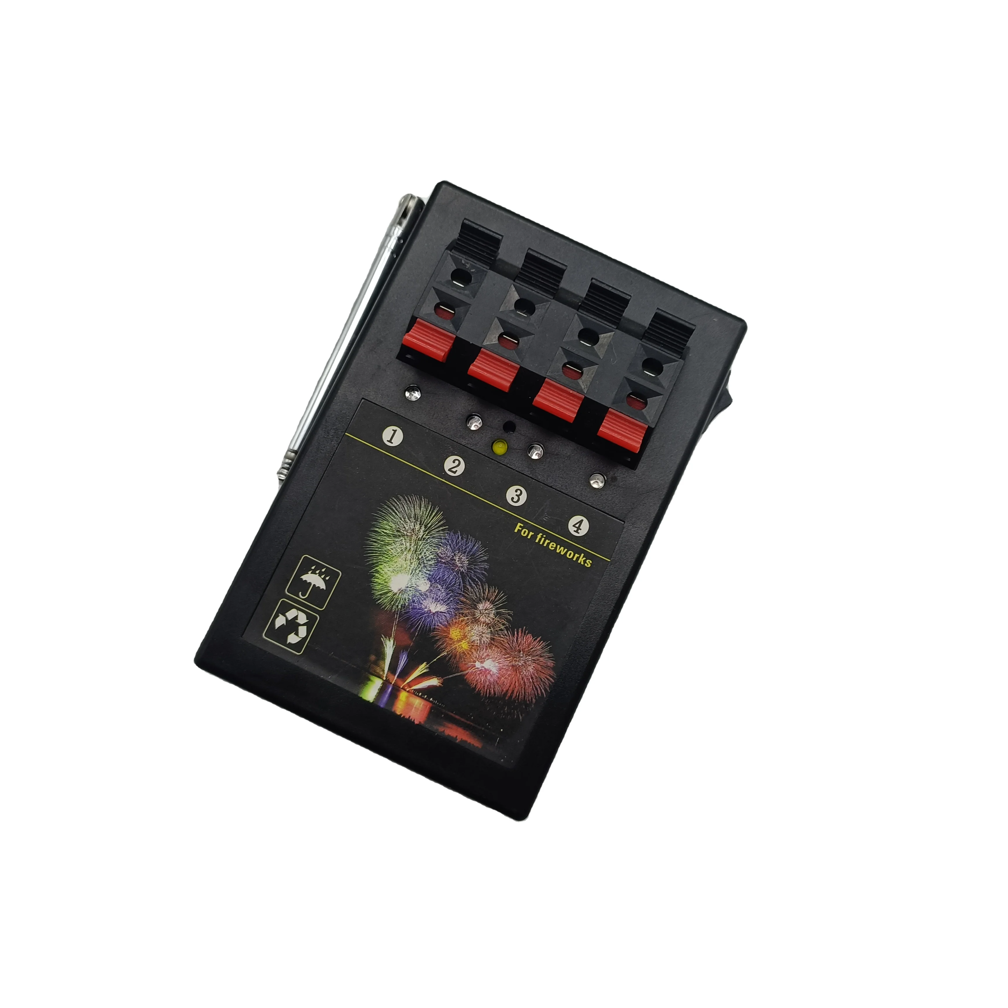 Hot Sale Remote Control 4 Cue Fireworks Firing System for Chinese New Year Celebrations Long Distance Remote Control