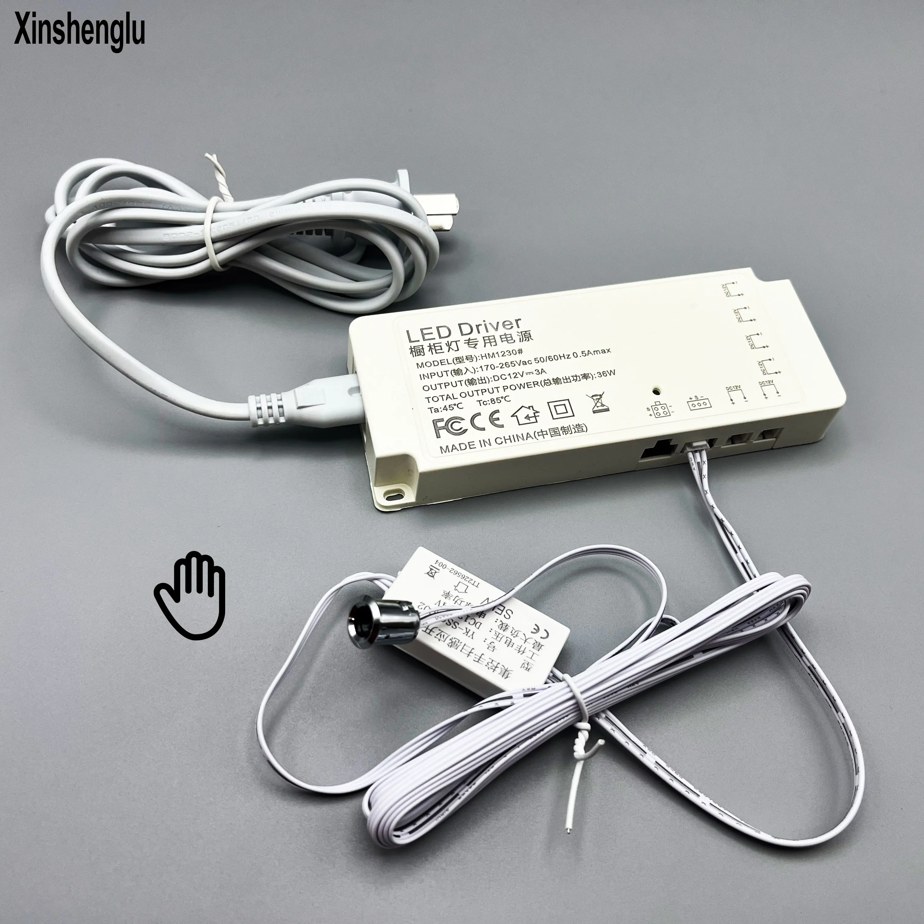 Centralized Control 12V 24V Hand Sweep/Gesture Induction Cabinet Sensor Switch For LED Light Door Cabinet